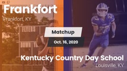 Matchup: Frankfort High vs. Kentucky Country Day School 2020