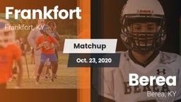 Matchup: Frankfort High vs. Berea  2020