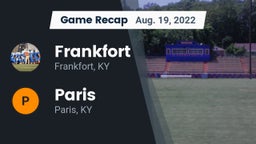 Recap: Frankfort  vs. Paris  2022