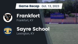 Recap: Frankfort  vs. Sayre School 2023