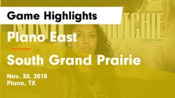 Plano East  vs South Grand Prairie  Game Highlights - Nov. 30, 2018