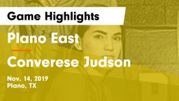 Plano East  vs Converese Judson Game Highlights - Nov. 14, 2019