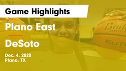 Plano East  vs DeSoto  Game Highlights - Dec. 4, 2020