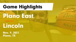 Plano East  vs Lincoln  Game Highlights - Nov. 9, 2021