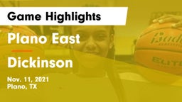 Plano East  vs Dickinson  Game Highlights - Nov. 11, 2021