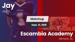 Matchup: Jay  vs. Escambia Academy  2018