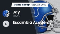 Recap: Jay  vs. Escambia Academy 2019