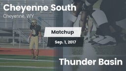 Matchup: Cheyenne South High vs. Thunder Basin 2017