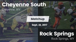 Matchup: Cheyenne South High vs. Rock Springs  2017