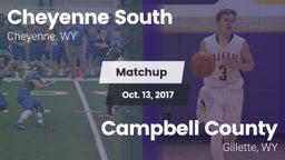 Matchup: Cheyenne South High vs. Campbell County  2017