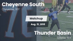 Matchup: Cheyenne South High vs. Thunder Basin  2018
