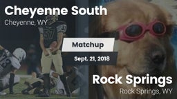 Matchup: Cheyenne South High vs. Rock Springs  2018