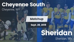 Matchup: Cheyenne South High vs. Sheridan  2018