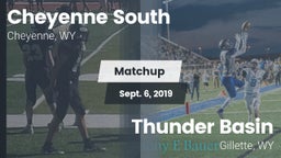 Matchup: Cheyenne South High vs. Thunder Basin  2019