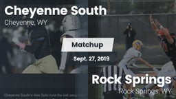 Matchup: Cheyenne South High vs. Rock Springs  2019