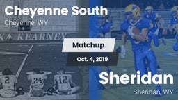 Matchup: Cheyenne South High vs. Sheridan  2019
