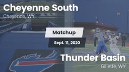 Matchup: Cheyenne South High vs. Thunder Basin  2020