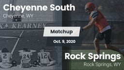 Matchup: Cheyenne South High vs. Rock Springs  2020