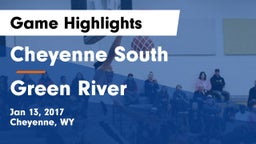 Cheyenne South  vs Green River  Game Highlights - Jan 13, 2017