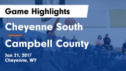 Cheyenne South  vs Campbell County  Game Highlights - Jan 21, 2017