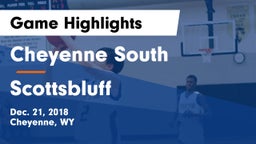 Cheyenne South  vs Scottsbluff  Game Highlights - Dec. 21, 2018