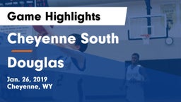 Cheyenne South  vs Douglas  Game Highlights - Jan. 26, 2019