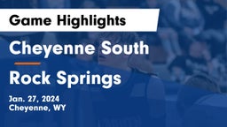 Cheyenne South  vs Rock Springs  Game Highlights - Jan. 27, 2024