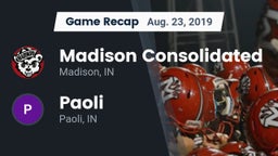 Recap: Madison Consolidated  vs. Paoli  2019