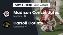 Recap: Madison Consolidated  vs. Carroll County  2022
