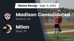 Recap: Madison Consolidated  vs. Milan  2022