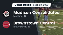 Recap: Madison Consolidated  vs. Brownstown Central  2023