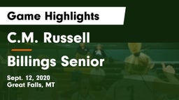 C.M. Russell  vs Billings Senior  Game Highlights - Sept. 12, 2020