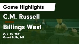 C.M. Russell  vs Billings West  Game Highlights - Oct. 23, 2021