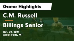 C.M. Russell  vs Billings Senior  Game Highlights - Oct. 22, 2021