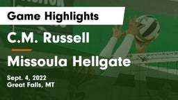 C.M. Russell  vs Missoula Hellgate  Game Highlights - Sept. 4, 2022