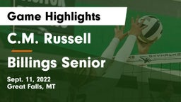 C.M. Russell  vs Billings Senior  Game Highlights - Sept. 11, 2022