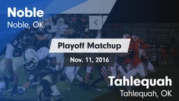 Matchup: Noble  vs. Tahlequah  2016