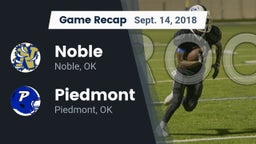 Recap: Noble  vs. Piedmont  2018