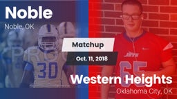 Matchup: Noble  vs. Western Heights  2018