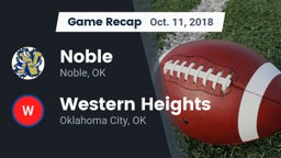 Recap: Noble  vs. Western Heights  2018