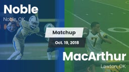 Matchup: Noble  vs. MacArthur  2018