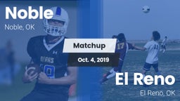 Matchup: Noble  vs. El Reno  2019