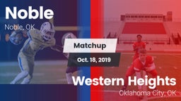 Matchup: Noble  vs. Western Heights  2019