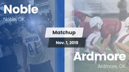 Matchup: Noble  vs. Ardmore  2019