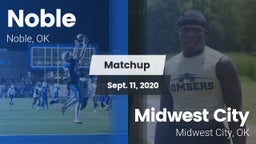 Matchup: Noble  vs. Midwest City  2020