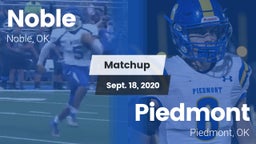 Matchup: Noble  vs. Piedmont  2020