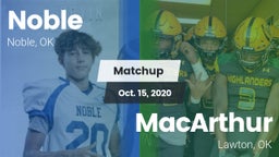 Matchup: Noble  vs. MacArthur  2020