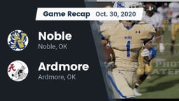 Recap: Noble  vs. Ardmore  2020