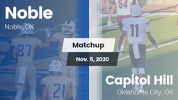Matchup: Noble  vs. Capitol Hill  2020