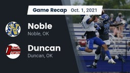Recap: Noble  vs. Duncan  2021